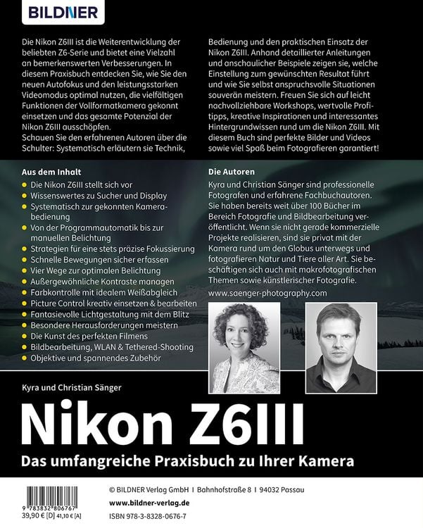 Produktbild: Nikon Z6III: Das umfangreiche Praxisbuch zu Ihrer Kamera