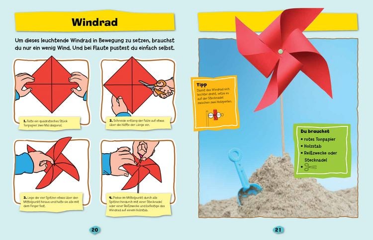 Produktbild: Bastelbuch f&uuml;r Kinder ab 2 Jahren: Falten, Kleben, Malen