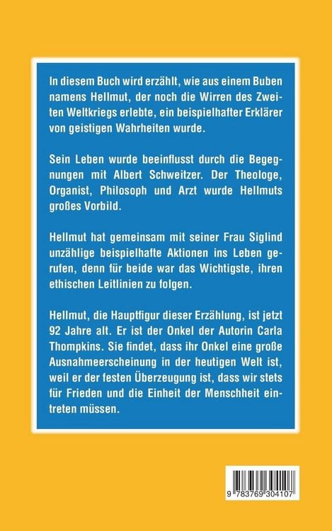 Produktbild: Wie mein Onkel Hellmut dem Albert Schweitzer nacheiferte