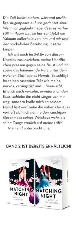 Produktbild: Matching Night, Band 1: Küsst du den Feind? (Gewinner des Lovelybooks-Leserpreises 2021)