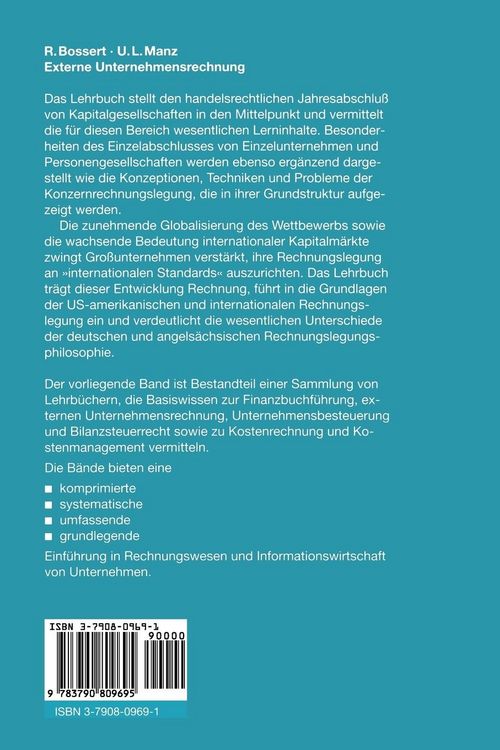 Produktbild: Externe Unternehmensrechnung