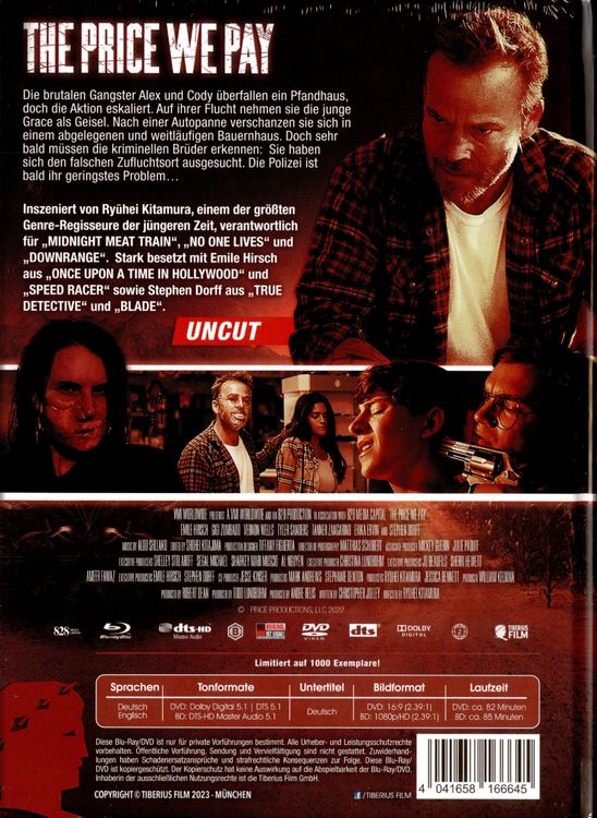 Produktbild: The Price We Pay - Limitiertes Mediabook - 1000 St&uuml;ck (Blu-ray+DVD)