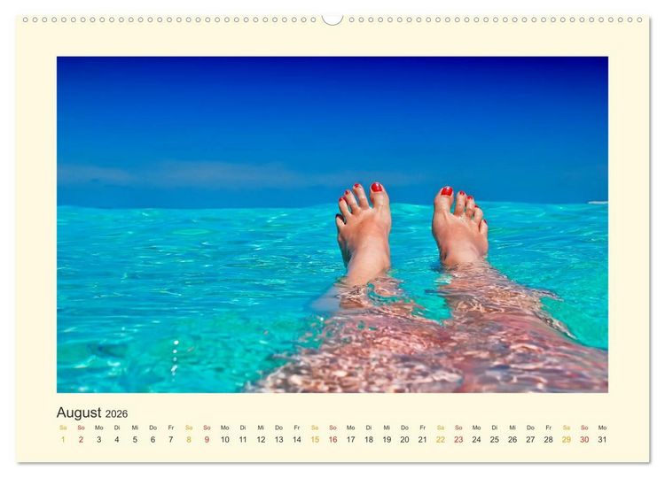 Produktbild: Malediven - mein Traum (hochwertiger Premium Wandkalender 2026 DIN A2 quer), Kunstdruck in Hochglanz