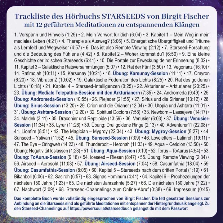Produktbild: Starseeds: Warum wir hier sind und wohin wir gehen. Transformierende Botschaften aus fernen Galaxien (Ungek&uuml;rzte Autorenlesung)