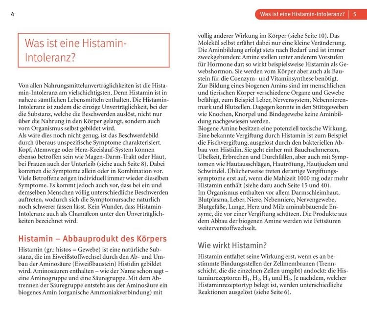 Produktbild: Histamin-Intoleranz