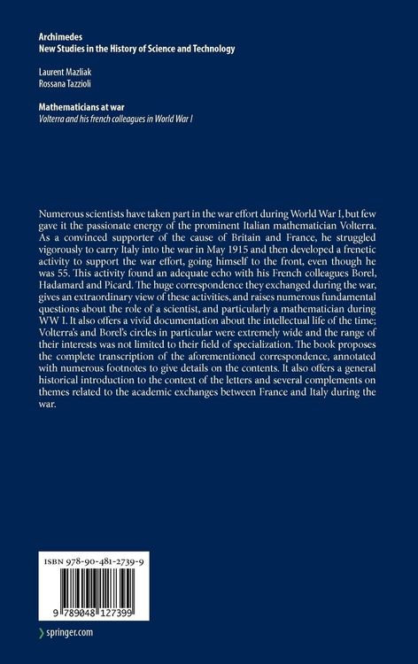 Produktbild: Mathematicians at war