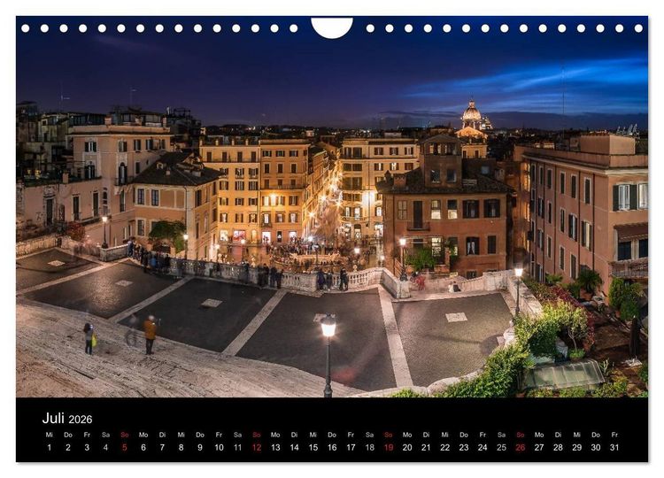 Produktbild: Rom - Impressionen aus der ewigen Stadt (Wandkalender 2026 DIN A4 quer), CALVENDO Monatskalender