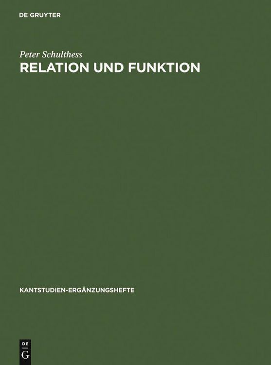Produktbild: Relation und Funktion