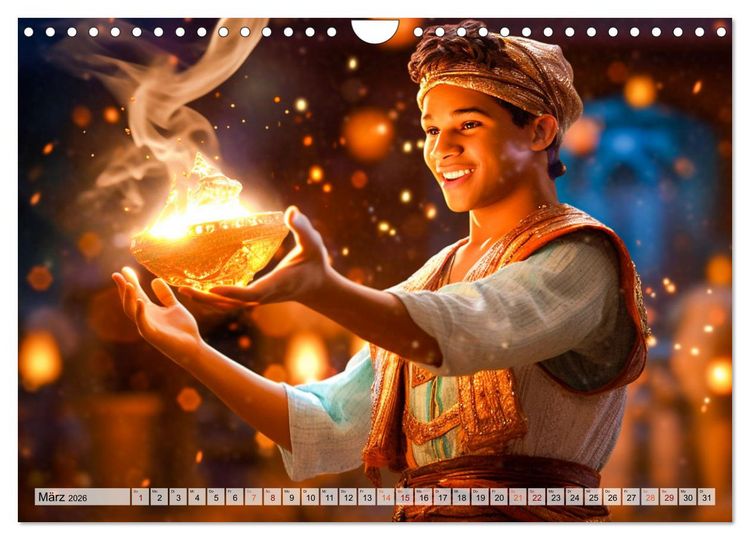 Produktbild: Zauberhafte M&auml;rchen aus aller Welt (Wandkalender 2026 DIN A4 quer), CALVENDO Monatskalender