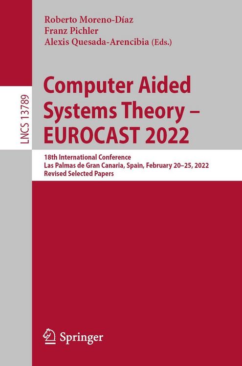Produktbild: Computer Aided Systems Theory - EUROCAST 2022