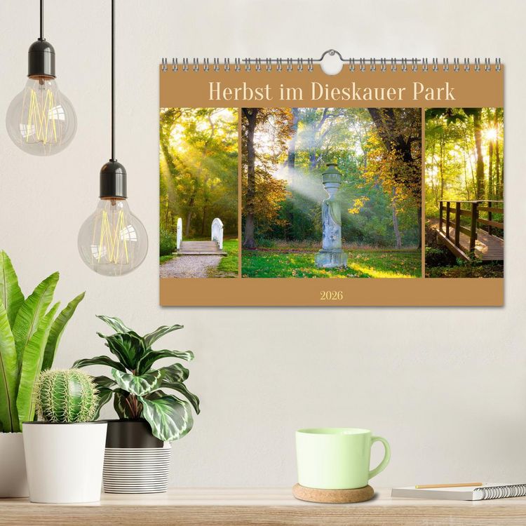 Produktbild: Herbst im Dieskauer Park (Wandkalender 2026 DIN A4 quer), CALVENDO Monatskalender