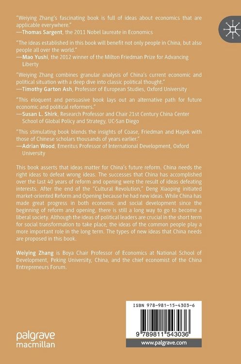 Produktbild: Ideas for China&rsquo;s Future