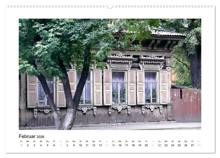 Produktbild: Holzh&auml;user in Irkutsk (Wandkalender 2026 DIN A2 quer), CALVENDO Monatskalender