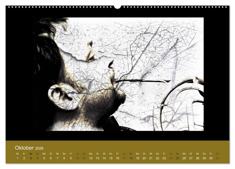 Produktbild: Klangbilder Instrumental-KUNST (Wandkalender 2026 DIN A2 quer), CALVENDO Monatskalender