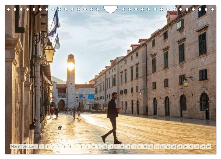 Produktbild: Dubrovnik historische Altstadt - UNESCO‑Welterbe im sonnigen Kroatien (Wandkalender 2027 DIN A4 quer), CALVENDO Monatskalender