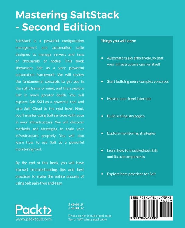 Produktbild: Mastering SaltStack