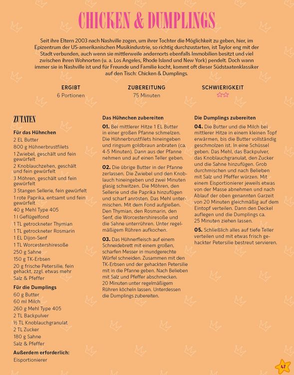 Produktbild: Taylor's Kitchen - Das ultimative Swiftie-Kochbuch