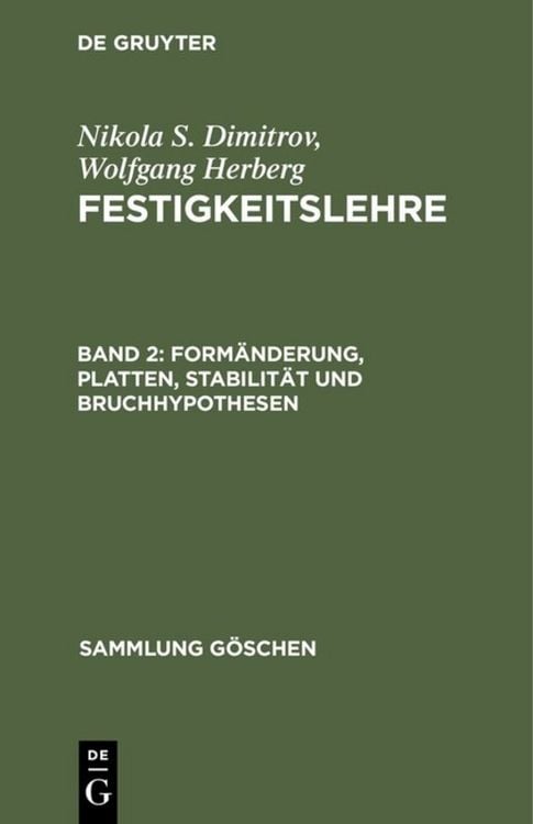 Produktbild: Form&auml;nderung, Platten, Stabilit&auml;t und Bruchhypothesen