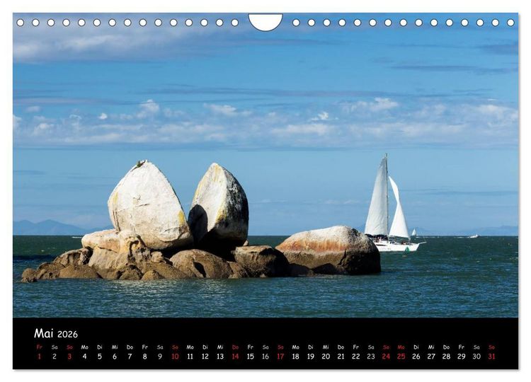 Produktbild: Sehnsucht nach Neuseeland (Wandkalender 2026 DIN A4 quer), CALVENDO Monatskalender