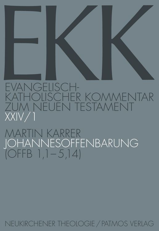 Produktbild: Johannesoffenbarung, EKK XXIV/1
