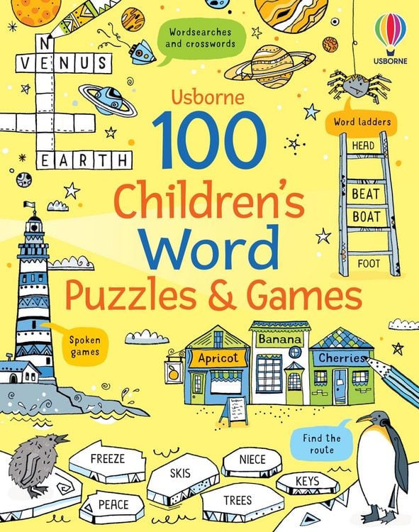 Produktbild: 100 Children's Word Puzzles and Games