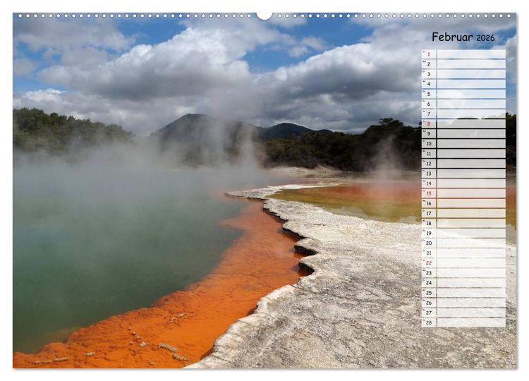 Produktbild: Kia ora, Aotearoa - Wunderbares Neuseeland (hochwertiger Premium Wandkalender 2026 DIN A2 quer), Kunstdruck in Hochglanz