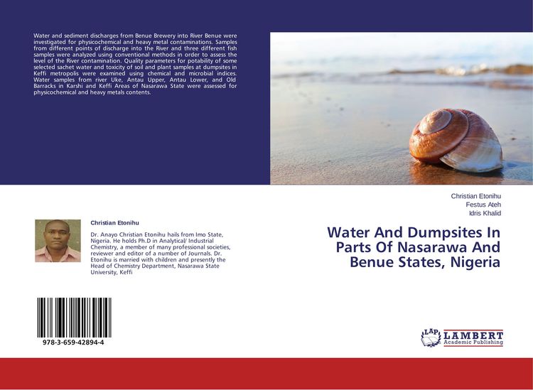 Produktbild: Water And Dumpsites In Parts Of Nasarawa And Benue States, Nigeria