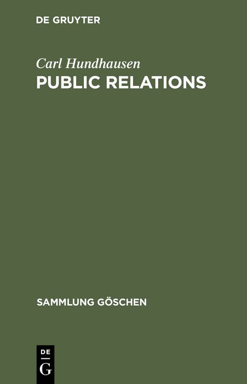 Produktbild: Public Relations