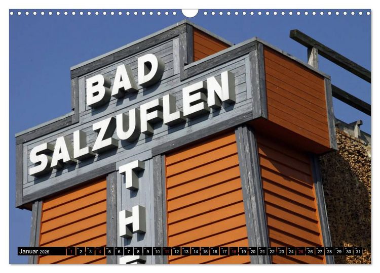 Produktbild: Bad Salzuflen (Wandkalender 2026 DIN A3 quer), CALVENDO Monatskalender