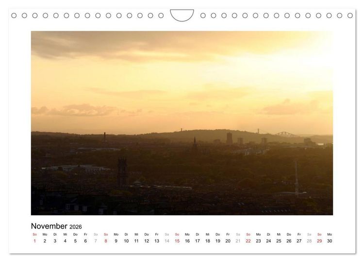 Produktbild: Edinburgh - Ansichten einer Stadt (Wandkalender 2026 DIN A4 quer), CALVENDO Monatskalender