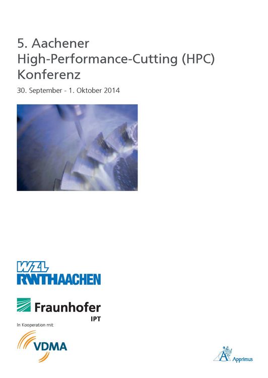 Produktbild: 5. Aachener High-Performance-Cutting (HPC) Konferenz