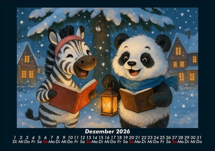Produktbild: Zara & Pippin - Beste Freunde f&uuml;rs Jahr 2026 Fotokalender DIN A5