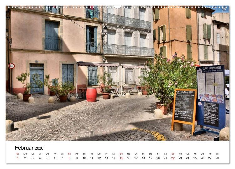 Produktbild: Frankreich- St&auml;dte und D&ouml;rfer des Languedoc-Roussillon (Wandkalender 2026 DIN A2 quer), CALVENDO Monatskalender
