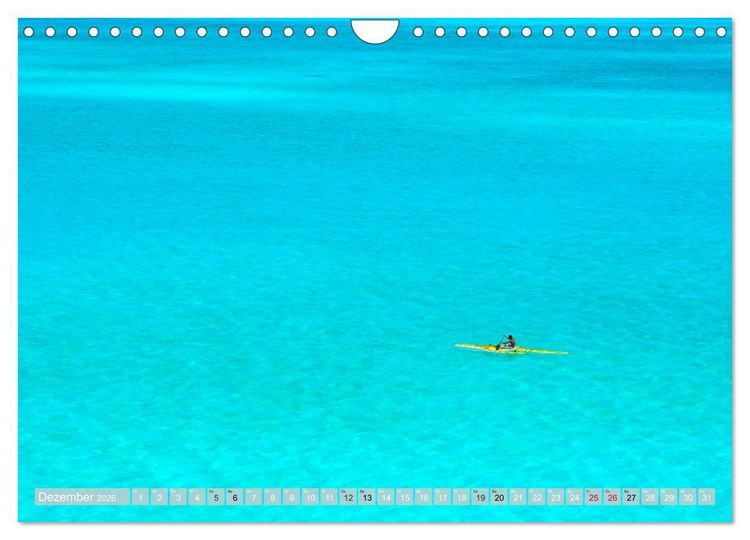 Produktbild: Bora Bora - Str&auml;nde und Landschaften (Wandkalender 2026 DIN A4 quer), CALVENDO Monatskalender