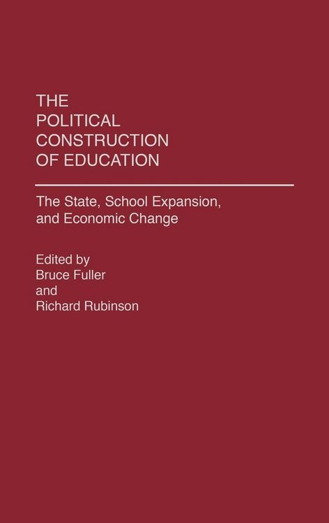 Produktbild: The Political Construction of Education