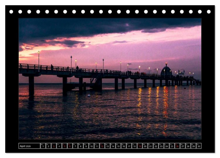 Produktbild: Usedom - Tr&auml;ume einer Insel (Tischkalender 2026 DIN A5 quer), CALVENDO Monatskalender