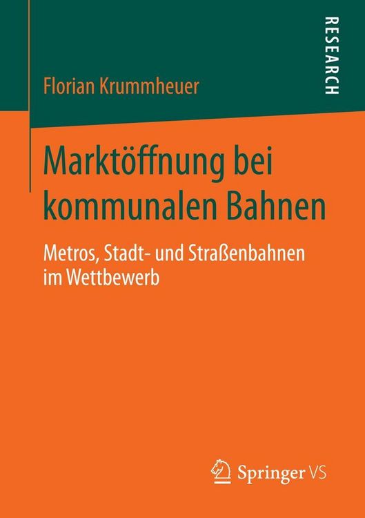 Produktbild: Markt&ouml;ffnung bei kommunalen Bahnen