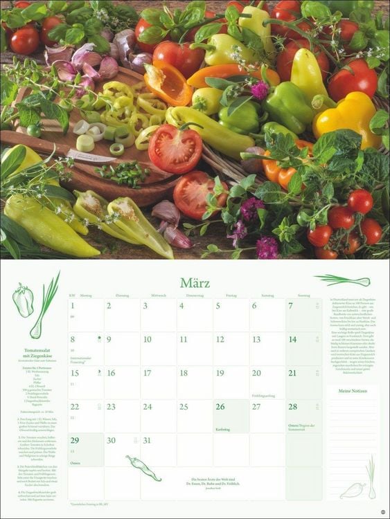 Produktbild: K&uuml;chenkalender Broschur XL 2027