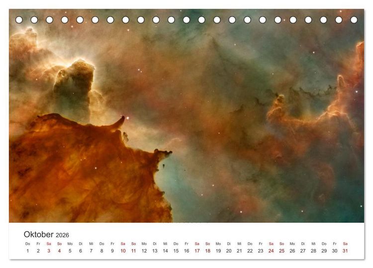 Produktbild: Satellitenbilder - Spektakul&auml;re Aufnahmen aus dem Weltall (Tischkalender 2026 DIN A5 quer), CALVENDO Monatskalender