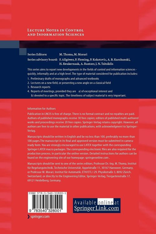 Produktbild: Advances in Variable Structure and Sliding Mode Control