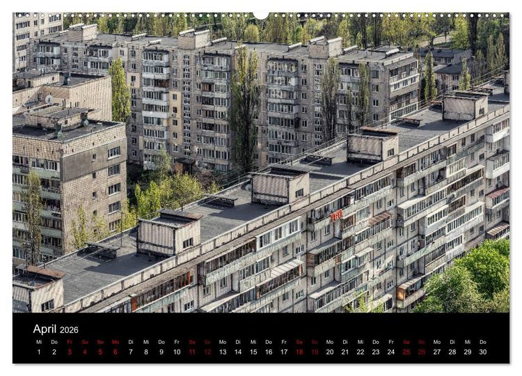 Produktbild: Unterwegs in Kiew (Wandkalender 2026 DIN A2 quer), CALVENDO Monatskalender