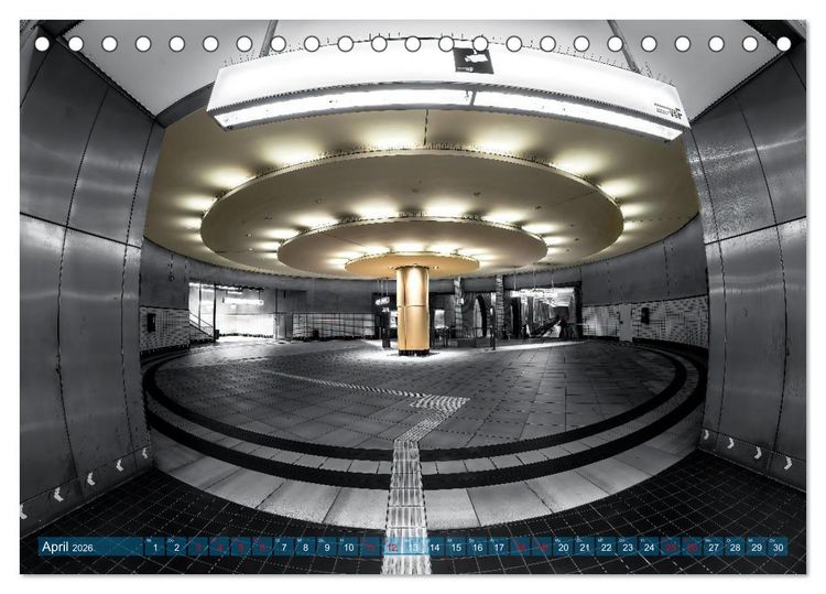 Produktbild: MAINHATTEN architektur kunst (Tischkalender 2026 DIN A5 quer), CALVENDO Monatskalender