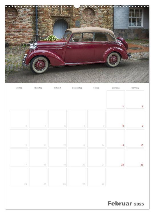 Produktbild: Mercedes Benz 170 SCB (hochwertiger Premium Wandkalender 2025 DIN A2 hoch), Kunstdruck in Hochglanz