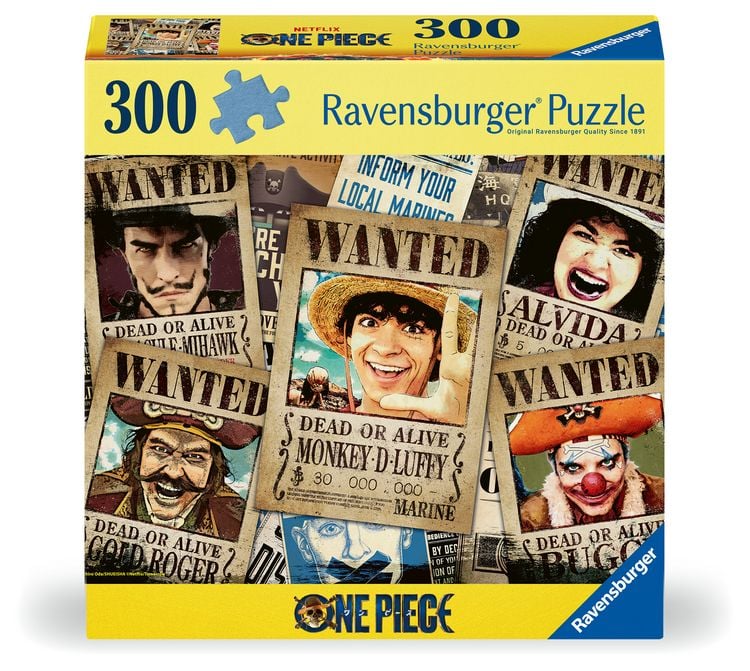 Produktbild: Erwachsenenpuzzle 300 Teile - One Piece - Wanted!