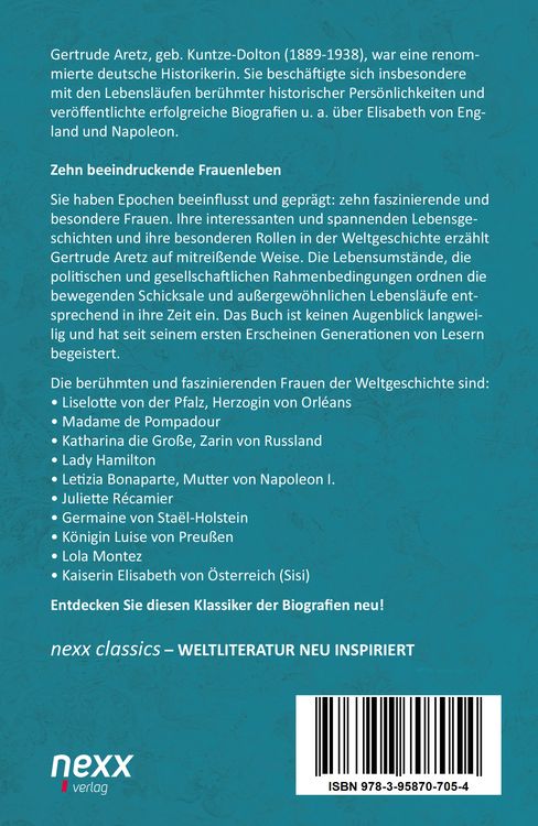 Produktbild: Ber&uuml;hmte Frauen der Weltgeschichte