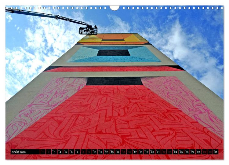 Produktbild: L'art des murs (Calendrier mural 2026 DIN A3 vertical), CALVENDO calendrier mensuel