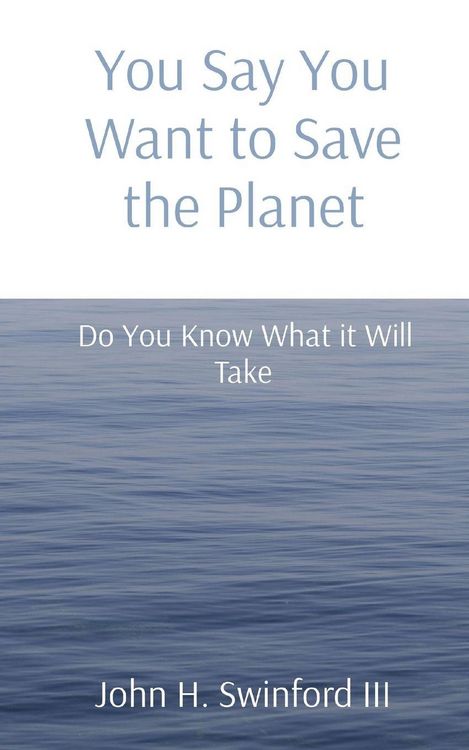 Produktbild: You Say You Want to Save the Planet