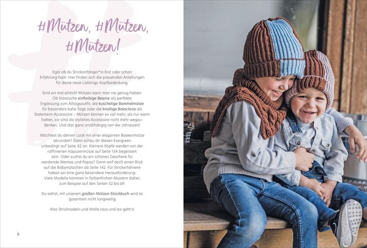 Produktbild: Das gro&szlig;e M&uuml;tzen-Strickbuch
