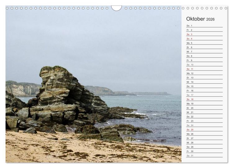 Produktbild: Der Nordwesten Spaniens (Wandkalender 2026 DIN A3 quer), CALVENDO Monatskalender