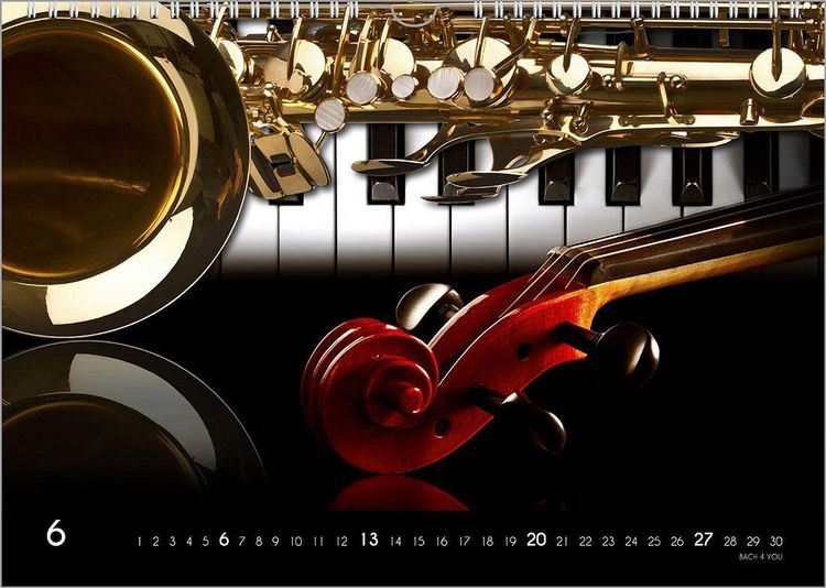 Produktbild: Musikinstrumente, ein Musik-Kalender 2027, DIN A4